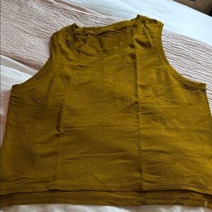 Lululemon Athletica Yellow Tank Top